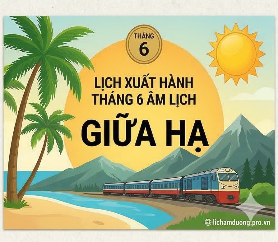 Lịch xuất hành tháng 6 Âm Lịch năm nay