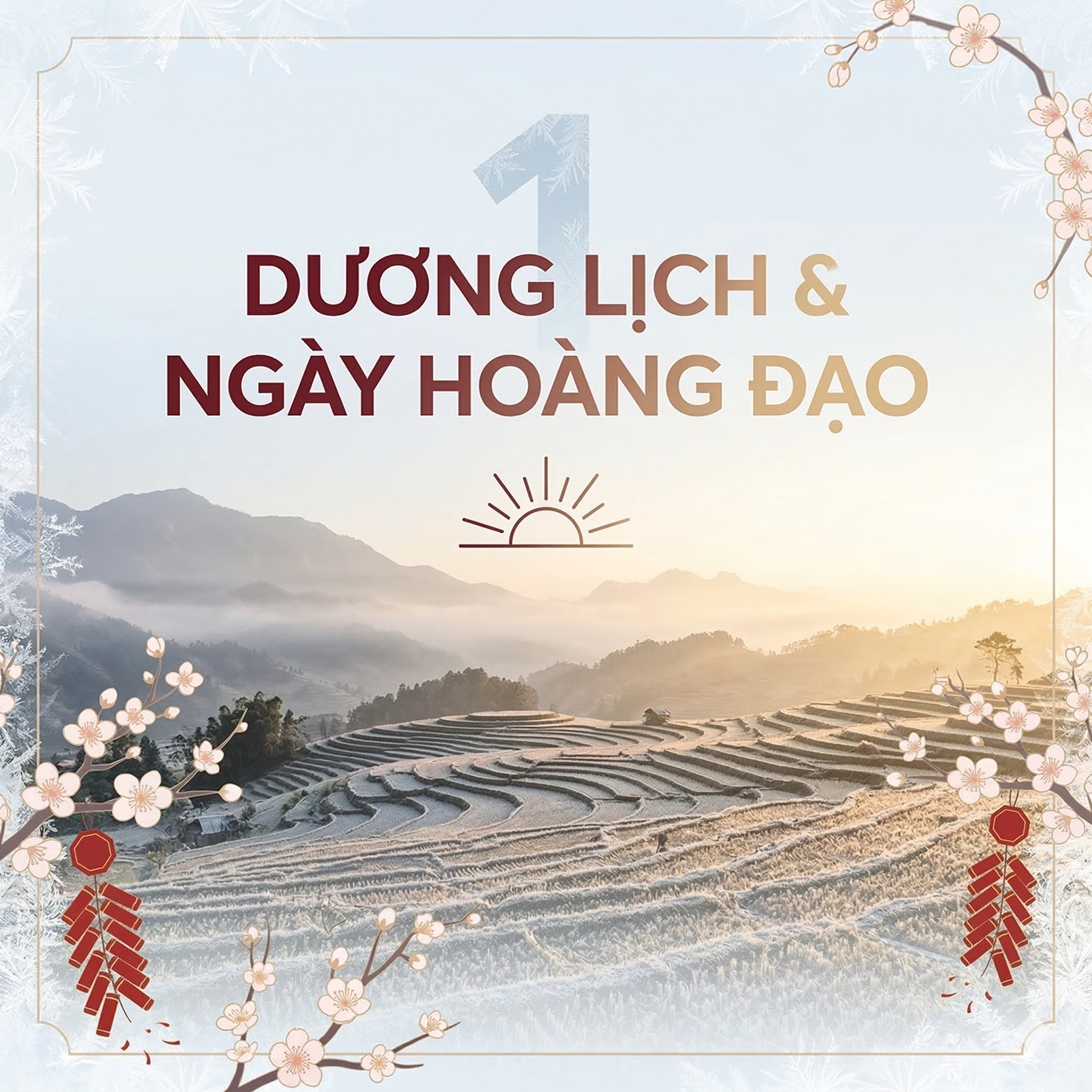 Lịch xuất hành tháng 1 Dương Lịch năm nay