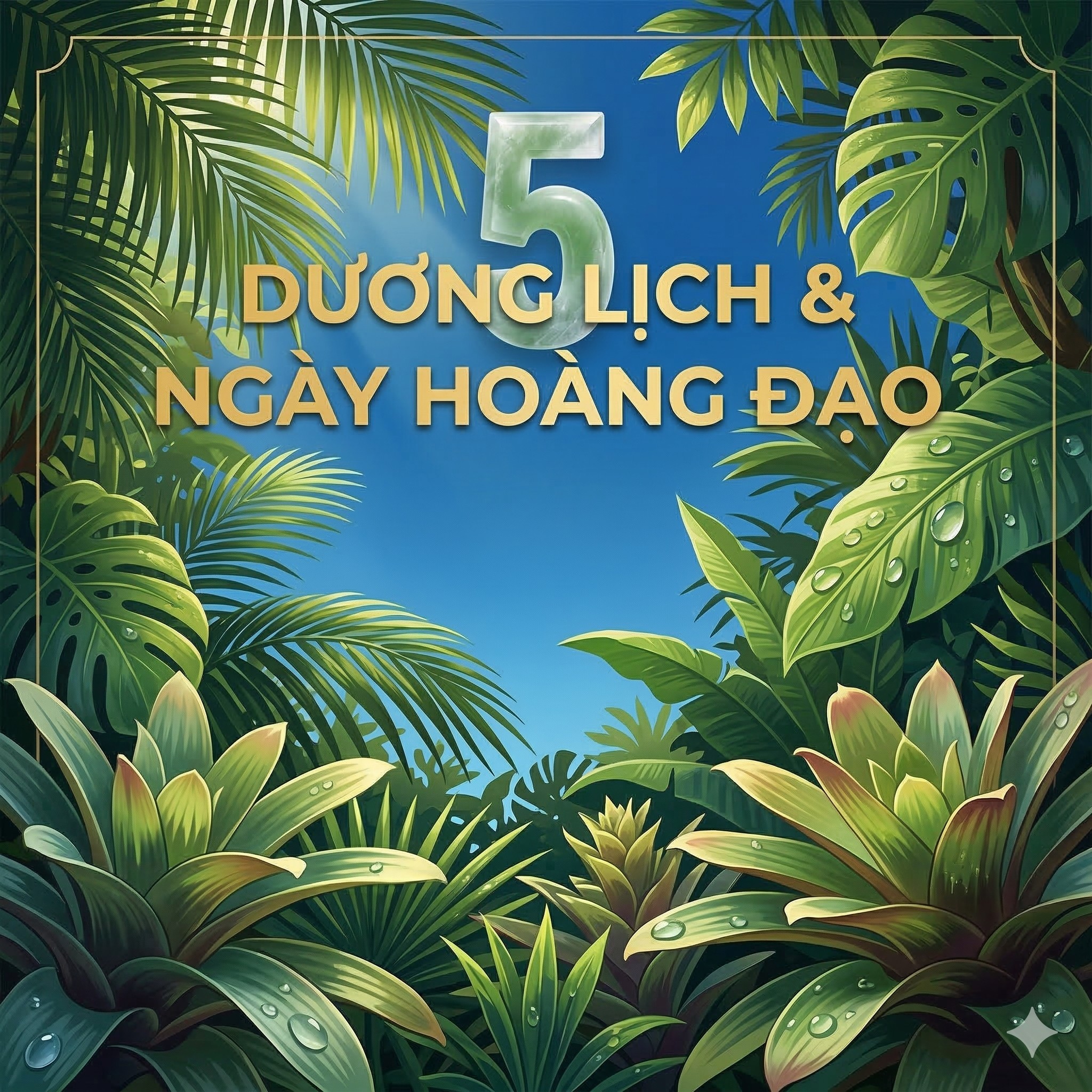 Lịch xuất hành tháng 5 Dương Lịch năm nay