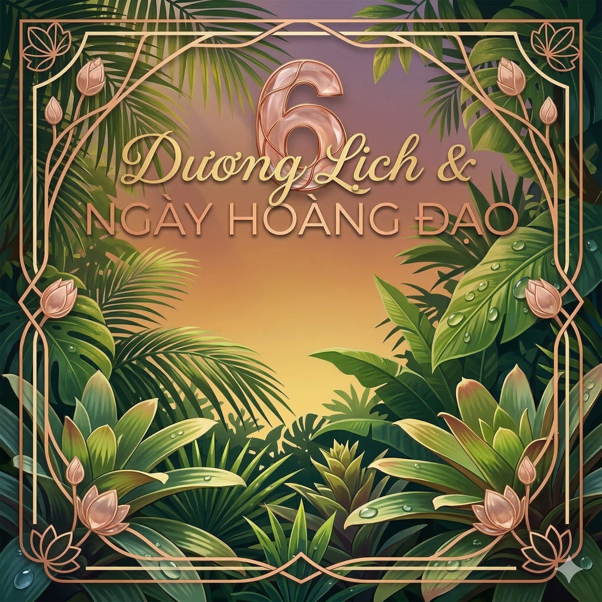 Lịch xuất hành tháng 6 Dương Lịch năm nay